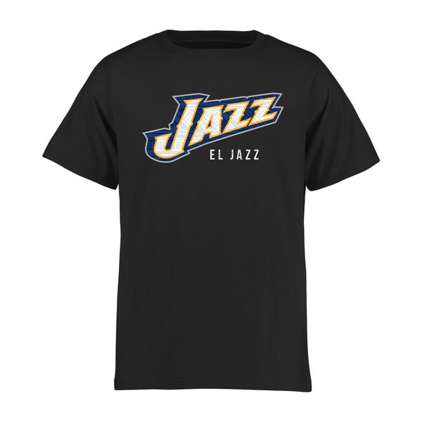 NBA Men Utah Jazz Youth Noches Enebea TShirt Black